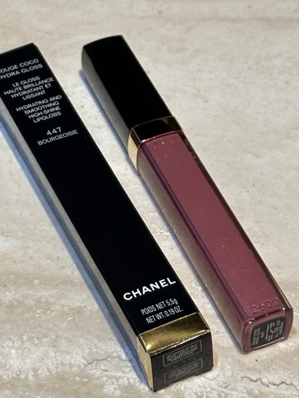 CHANEL Rouge Coco Hydra Gloss in Mauve Pink